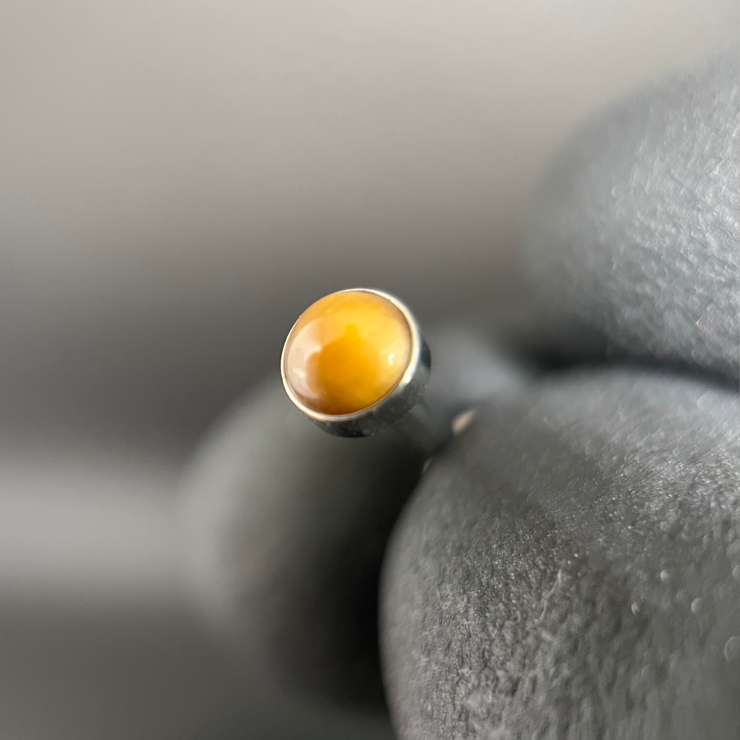 Cabochon Natural Stone, Threadless