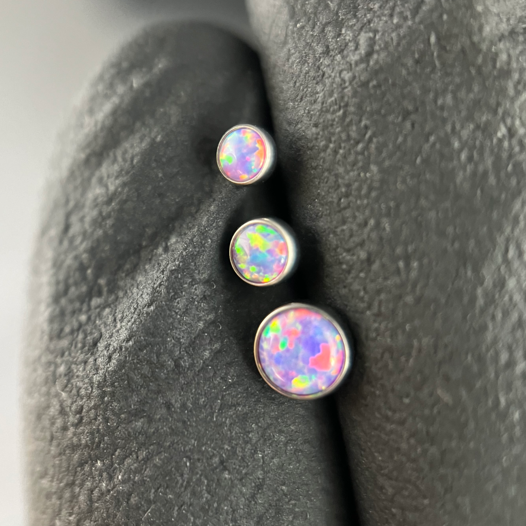 Cabochon Opal, Threadless