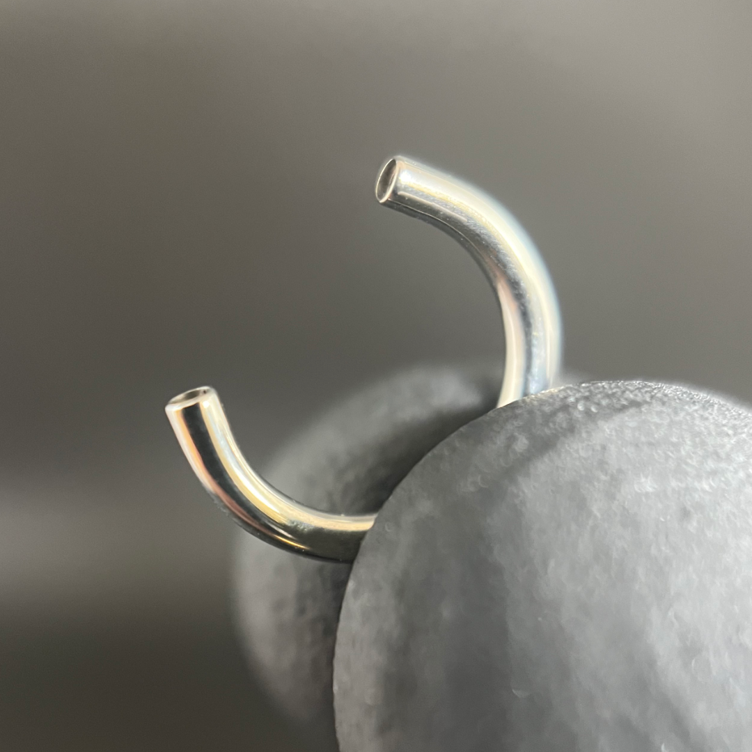 Titanium Circular Barbell, Threaded
