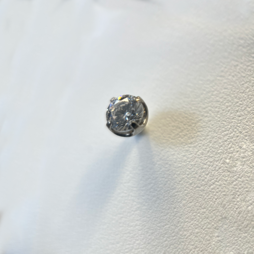 Prong-set Cubic Zirconia - Threadless