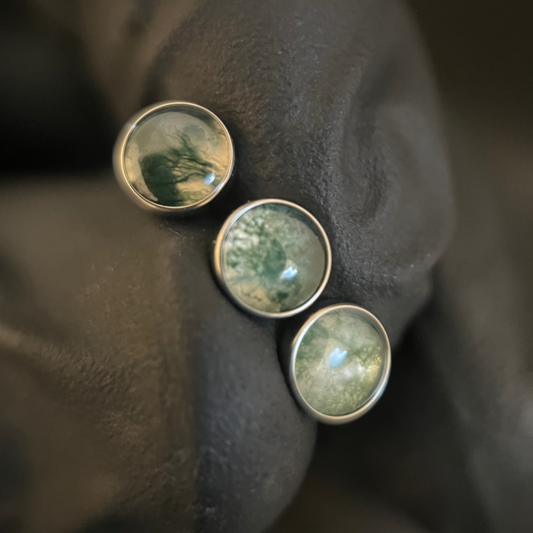 Cabochon Natural Stone, Threadless